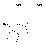 1-[(dimethylamino)methyl]cyclopentan-1-amine dihydrochloride