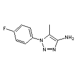 1-(4-fluorophenyl)-5-methyl-1H-1,2,3-triazol-4-amine