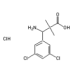 3-amino-3-(3,5-dichlorophenyl)-2,2-dimethylpropanoic acid hydrochloride