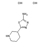 5-(piperidin-3-yl)-1,3,4-oxadiazol-2-amine dihydrochloride