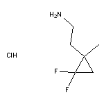 2-(2,2-difluoro-1-methylcyclopropyl)ethan-1-amine hydrochloride