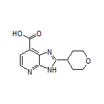 2-(Tetrahydro-2H-pyran-4-yl)-3H-imidazo[4,5-b]pyridine-7-carboxylic Acid