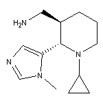 rac-[(2R,3S)-1-cyclopropyl-2-(1-methyl-1H-imidazol-5-yl)piperidin-3-yl]methanamine