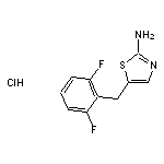 5-[(2,6-difluorophenyl)methyl]-1,3-thiazol-2-amine hydrochloride