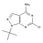 1-tert-butyl-6-chloro-1H-pyrazolo[3,4-d]pyrimidin-4-amine