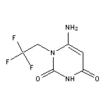 6-amino-1-(2,2,2-trifluoroethyl)-1,2,3,4-tetrahydropyrimidine-2,4-dione