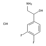 2-amino-1-(3,4-difluorophenyl)ethan-1-ol hydrochloride