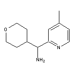 (4-methylpyridin-2-yl)(oxan-4-yl)methanamine