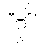 methyl 2-amino-5-cyclopropylthiophene-3-carboxylate