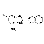 2-(1-benzofuran-2-yl)-5-chloro-1H-1,3-benzodiazol-7-amine