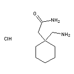 2-[1-(aminomethyl)cyclohexyl]acetamide hydrochloride