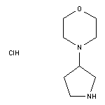 4-(pyrrolidin-3-yl)morpholine hydrochloride