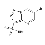 6-bromo-2-methylpyrazolo[1,5-a]pyrimidine-3-sulfonamide