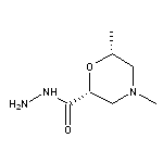 rac-(2R,6R)-4,6-dimethylmorpholine-2-carbohydrazide