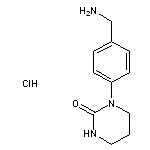 1-[4-(aminomethyl)phenyl]-1,3-diazinan-2-one hydrochloride