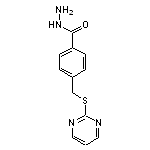 4-[(pyrimidin-2-ylsulfanyl)methyl]benzohydrazide