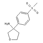 3-(4-methanesulfonylphenyl)oxolan-3-amine