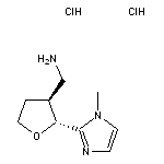 rac-[(2R,3S)-2-(1-methyl-1H-imidazol-2-yl)oxolan-3-yl]methanamine dihydrochloride