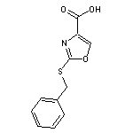 2-(benzylsulfanyl)-1,3-oxazole-4-carboxylic acid