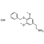 2-[4-(benzyloxy)-3,5-dimethoxyphenyl]ethan-1-amine hydrochloride