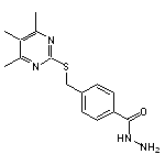 4-{[(trimethylpyrimidin-2-yl)sulfanyl]methyl}benzohydrazide