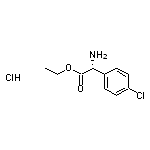 ethyl (2R)-2-amino-2-(4-chlorophenyl)acetate hydrochloride