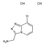 {8-chloro-[1,2,4]triazolo[4,3-a]pyridin-3-yl}methanamine dihydrochloride