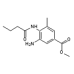 methyl 3-amino-4-butanamido-5-methylbenzoate