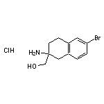 (2-amino-6-bromo-1,2,3,4-tetrahydronaphthalen-2-yl)methanol hydrochloride