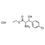 ethyl 2-amino-3-(4-chlorophenyl)-3-hydroxypropanoate hydrochloride