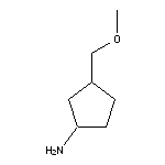 3-(methoxymethyl)cyclopentan-1-amine