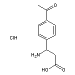 3-(4-acetylphenyl)-3-aminopropanoic acid hydrochloride