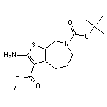 7-tert-butyl 3-methyl 2-amino-4H,5H,6H,7H,8H-thieno[2,3-c]azepine-3,7-dicarboxylate