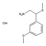 2-methoxy-2-(3-methoxyphenyl)ethan-1-amine hydrochloride