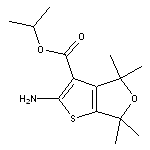 Isopropyl 2-Amino-4,4,6,6-tetramethyl-4,6-dihydrothieno[2,3-c]furan-3-carboxylate