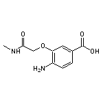 4-amino-3-[(methylcarbamoyl)methoxy]benzoic acid