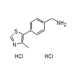 [4-(4-methyl-1,3-thiazol-5-yl)phenyl]methanamine dihydrochloride