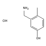 3-(aminomethyl)-4-methylphenol hydrochloride