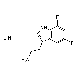 2-(5,7-difluoro-1H-indol-3-yl)ethan-1-amine hydrochloride