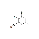 3-Bromo-2-fluoro-5-methylbenzonitrile