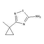 3-(1-methylcyclopropyl)-1,2,4-thiadiazol-5-amine