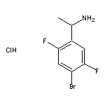 1-(4-bromo-2,5-difluorophenyl)ethan-1-amine hydrochloride