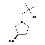 1-[(3R)-3-aminopyrrolidin-1-yl]-2-methylpropan-2-ol