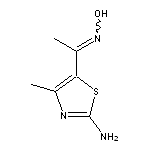 5-[1-(hydroxyimino)ethyl]-4-methyl-1,3-thiazol-2-amine