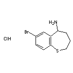 7-bromo-2,3,4,5-tetrahydro-1-benzothiepin-5-amine hydrochloride