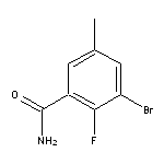 3-bromo-2-fluoro-5-methylbenzamide