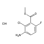 methyl 3-amino-2-chloro-6-fluorobenzoate hydrochloride