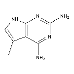 5-methyl-7H-pyrrolo[2,3-d]pyrimidine-2,4-diamine