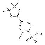 2-chloro-4-(tetramethyl-1,3,2-dioxaborolan-2-yl)benzene-1-sulfonamide