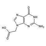 2-(2-amino-6-oxo-6,9-dihydro-1H-purin-9-yl)acetic acid